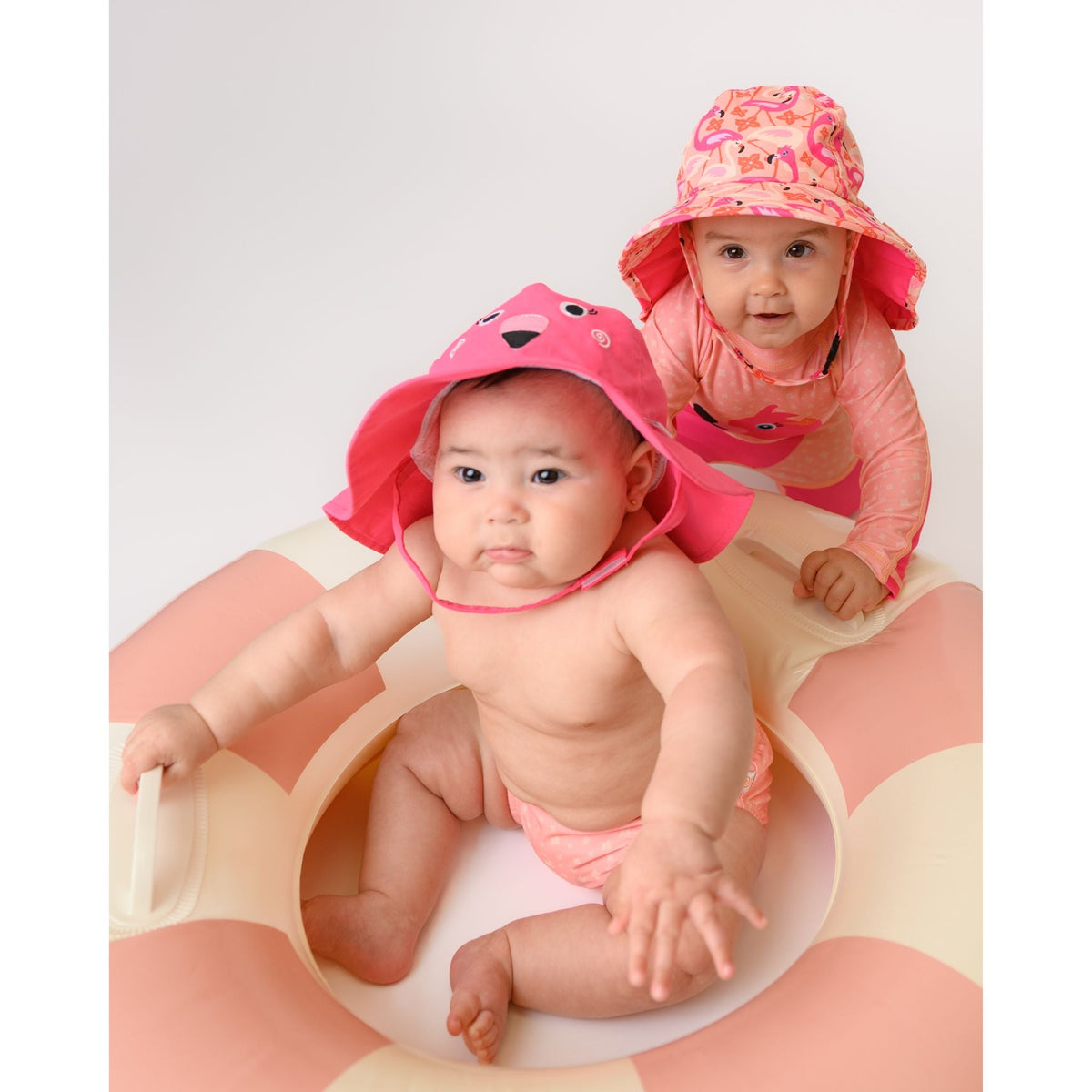 Baby/Toddler Cape Sunhat - Franny the Flamingo