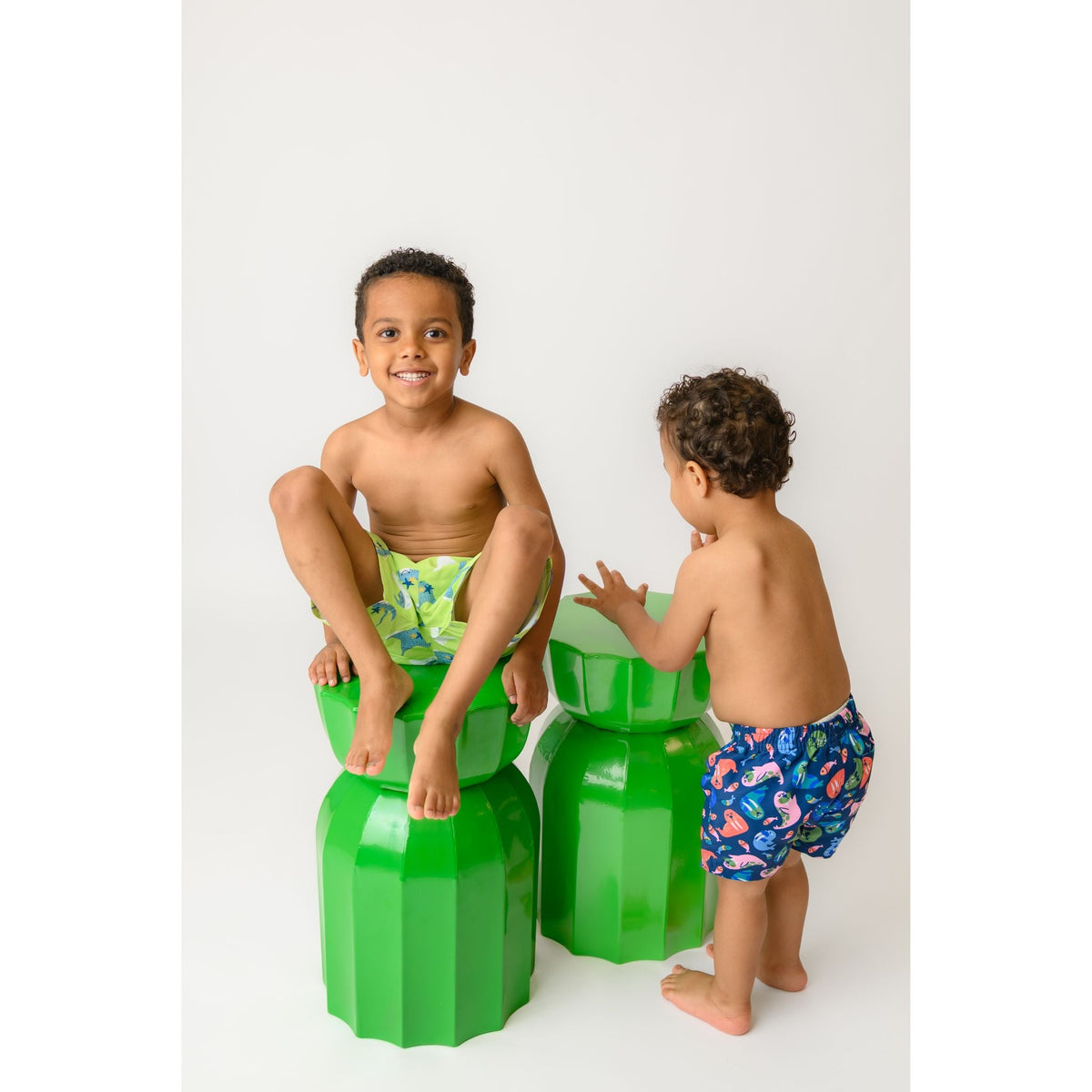 Boys Baby/Toddler Printed Swim Shorts - Wally the Walrus