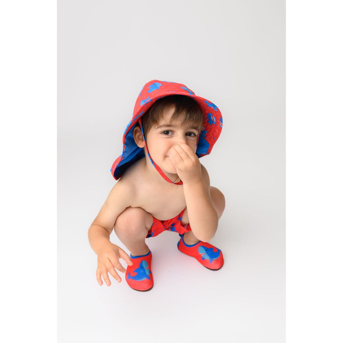 Boys Baby/Toddler Printed Swim Shorts - Sherman the Shark
