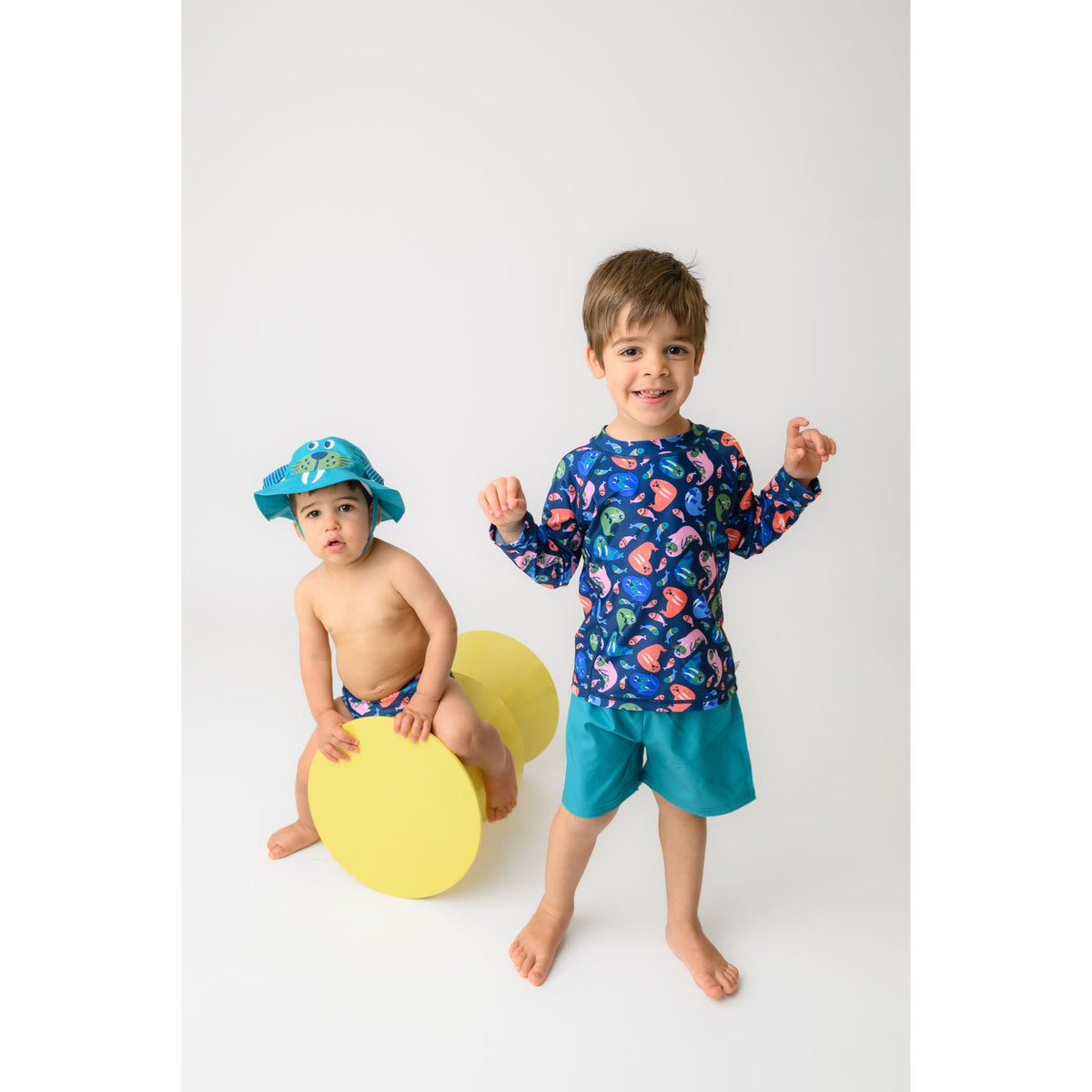Baby/Toddler Boys Swim Top & Swim Shorts Set - Wally the Walrus