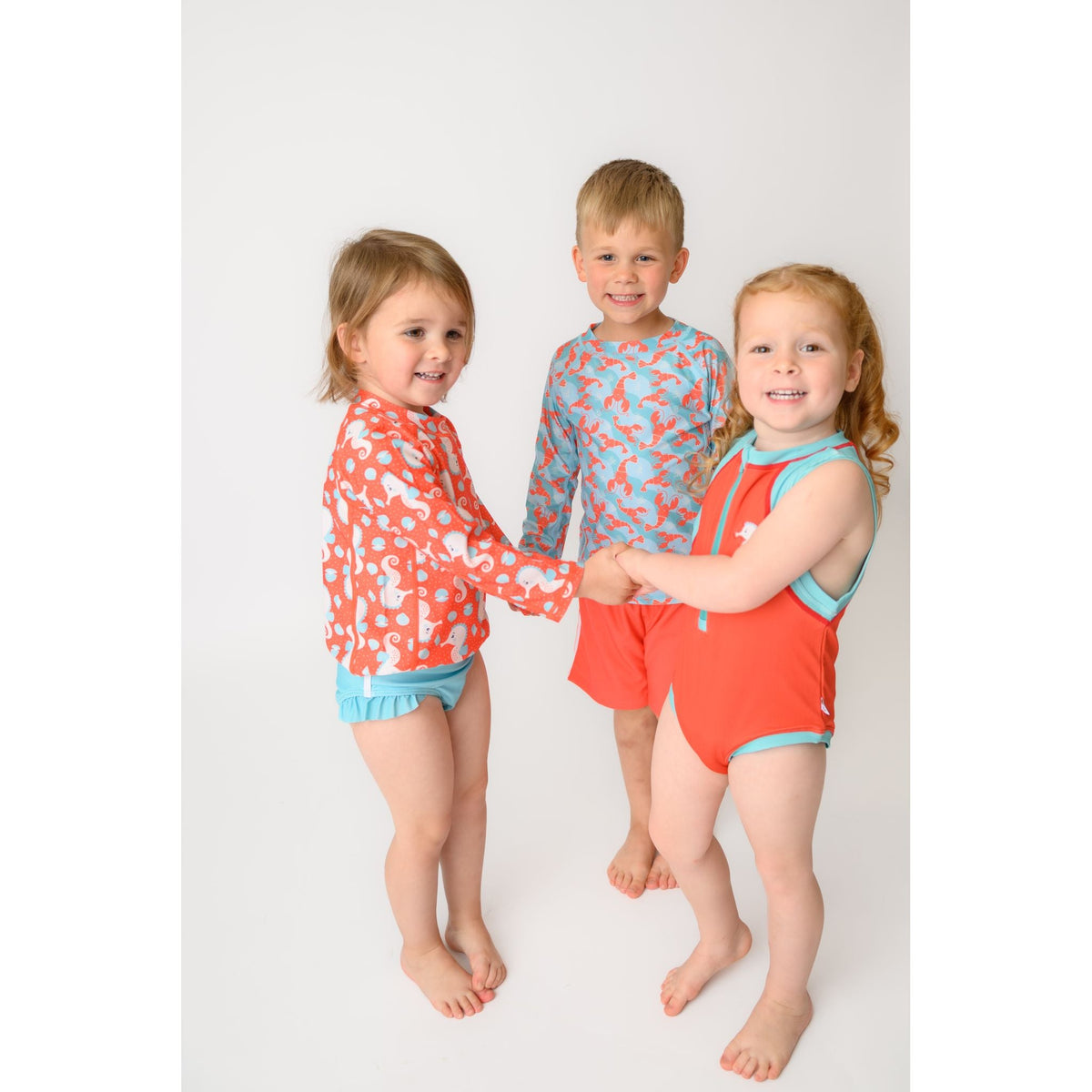 Baby/Toddler Girls Swim Top & Bikini Bottoms Set - Sally the Seahorse