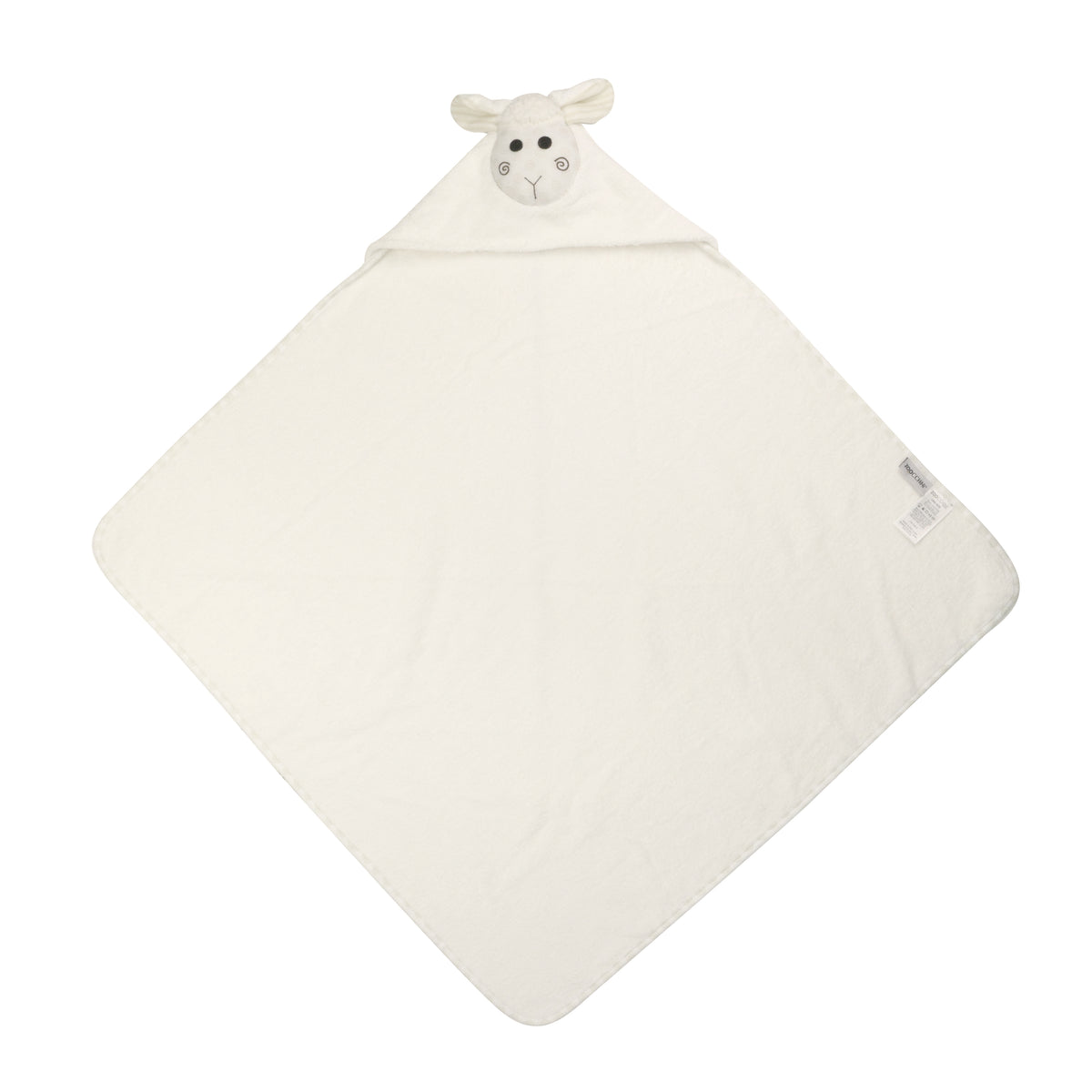 Baby Plush Terry Hooded Bath Towel - Lucky the Lamb