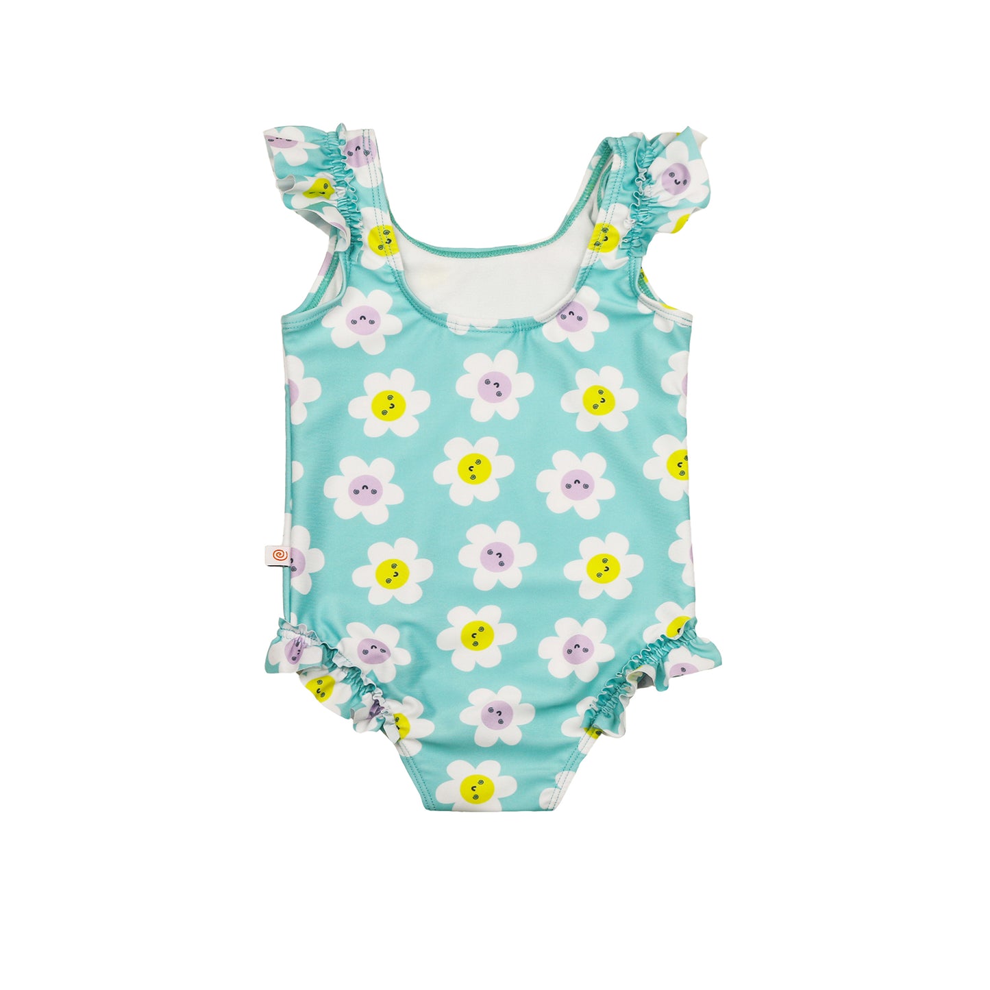 Baby Ruffled One Piece Swimsuit - Daisy
