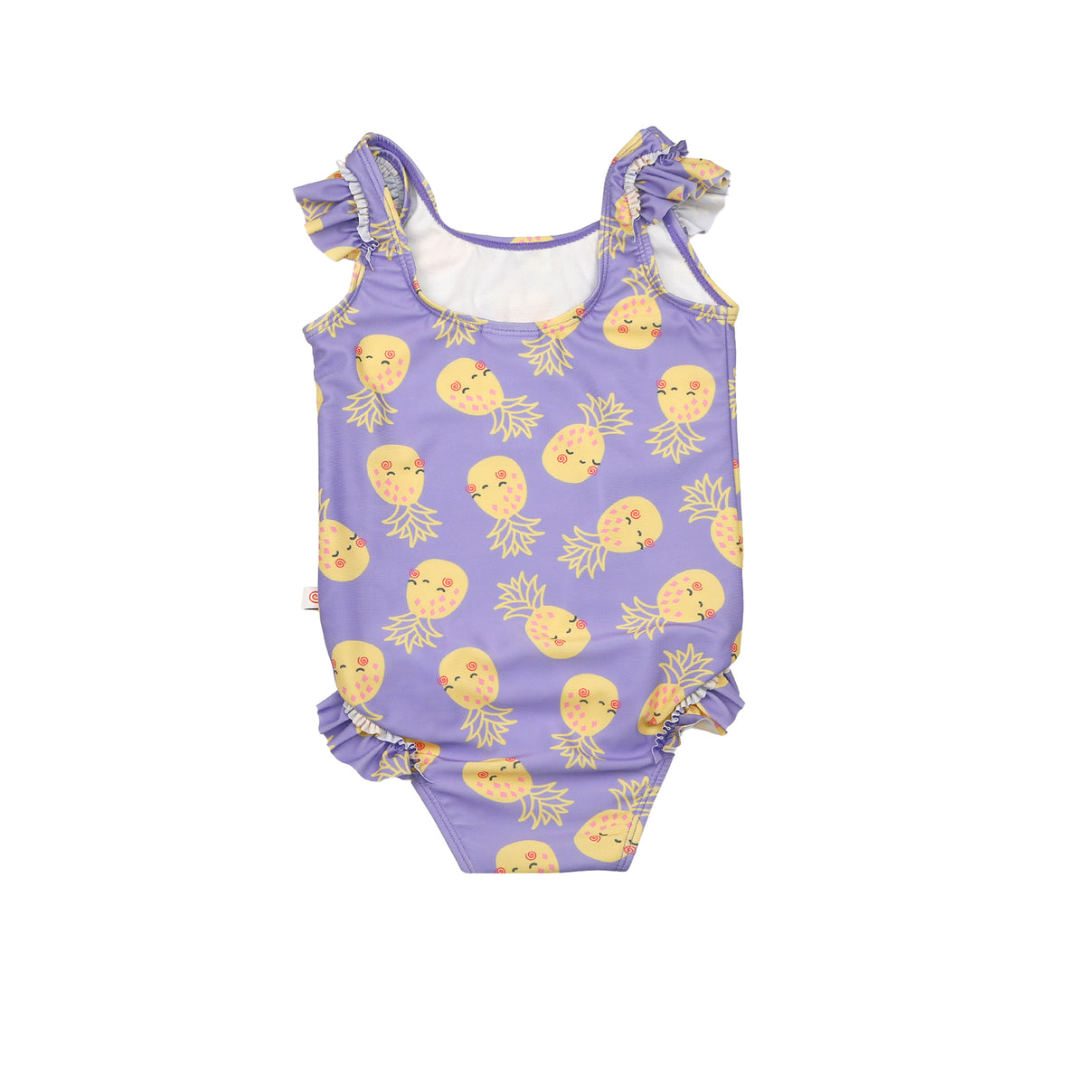 Baby Ruffled One Piece Swimsuit - Pineapple