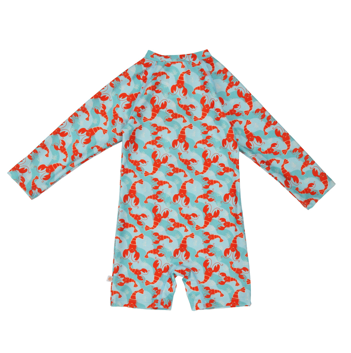 Baby/Toddler Rash Guard One Piece Printed Swimsuit - Logan the Lobster