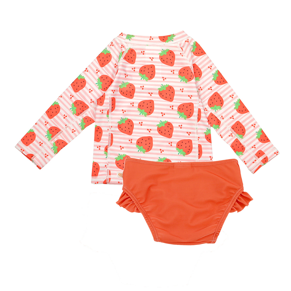 Baby/Toddler Girls Swim Top & Bikini Bottoms Set - Strawberry