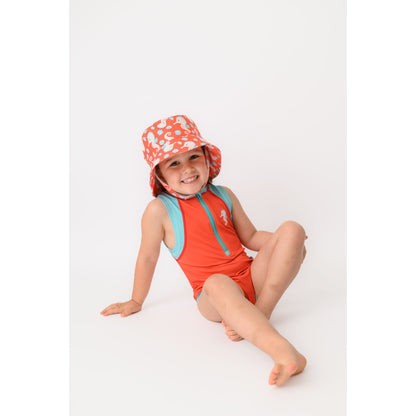 Girls Baby/Toddler Sleeveless One Piece Solid Swimsuit - Sally the Seahorse
