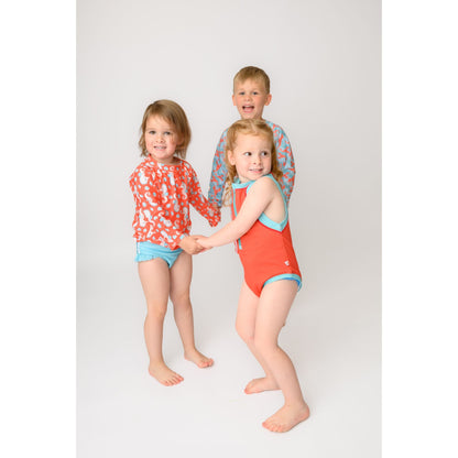 Baby/Toddler Girls Swim Top & Bikini Bottoms Set - Sally the Seahorse