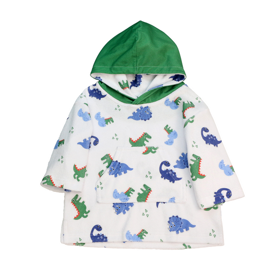 Baby Terry Swim Coverup - Devin the Dino & Friends **PRE-ORDER (Orders will ship in full early March '25)**