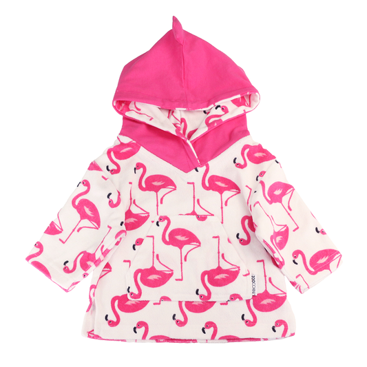 Baby Terry Swim Coverup - Franny the Flamingo (New)