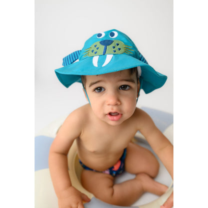 Baby Swim Diaper & Sun Hat Set - Wally the Walrus