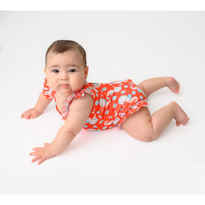Baby Ruffled One Piece Swimsuit - Sally the Seahorse (NEW!)
