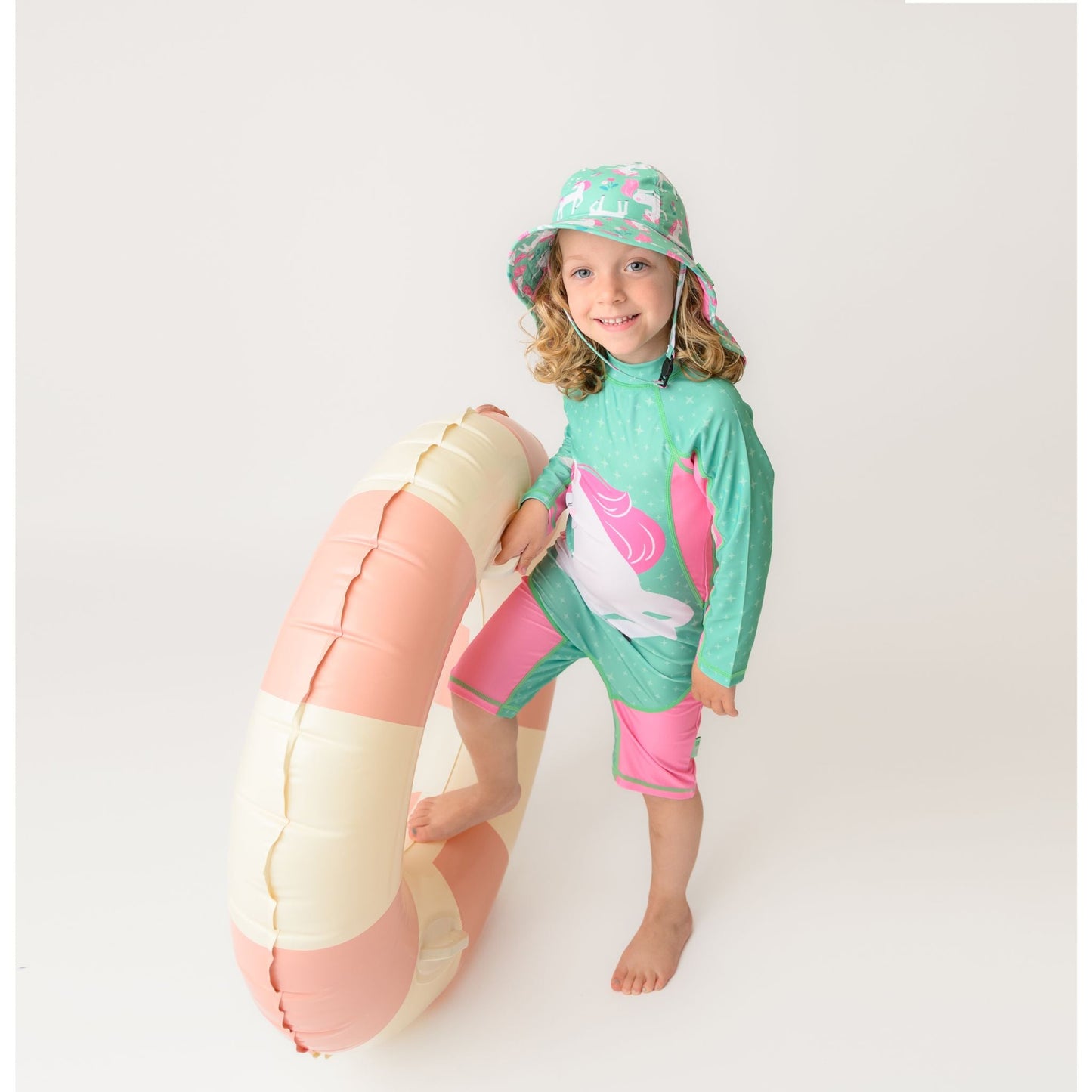 Baby/Toddler Cape Sunhat - Unity the Unicorn