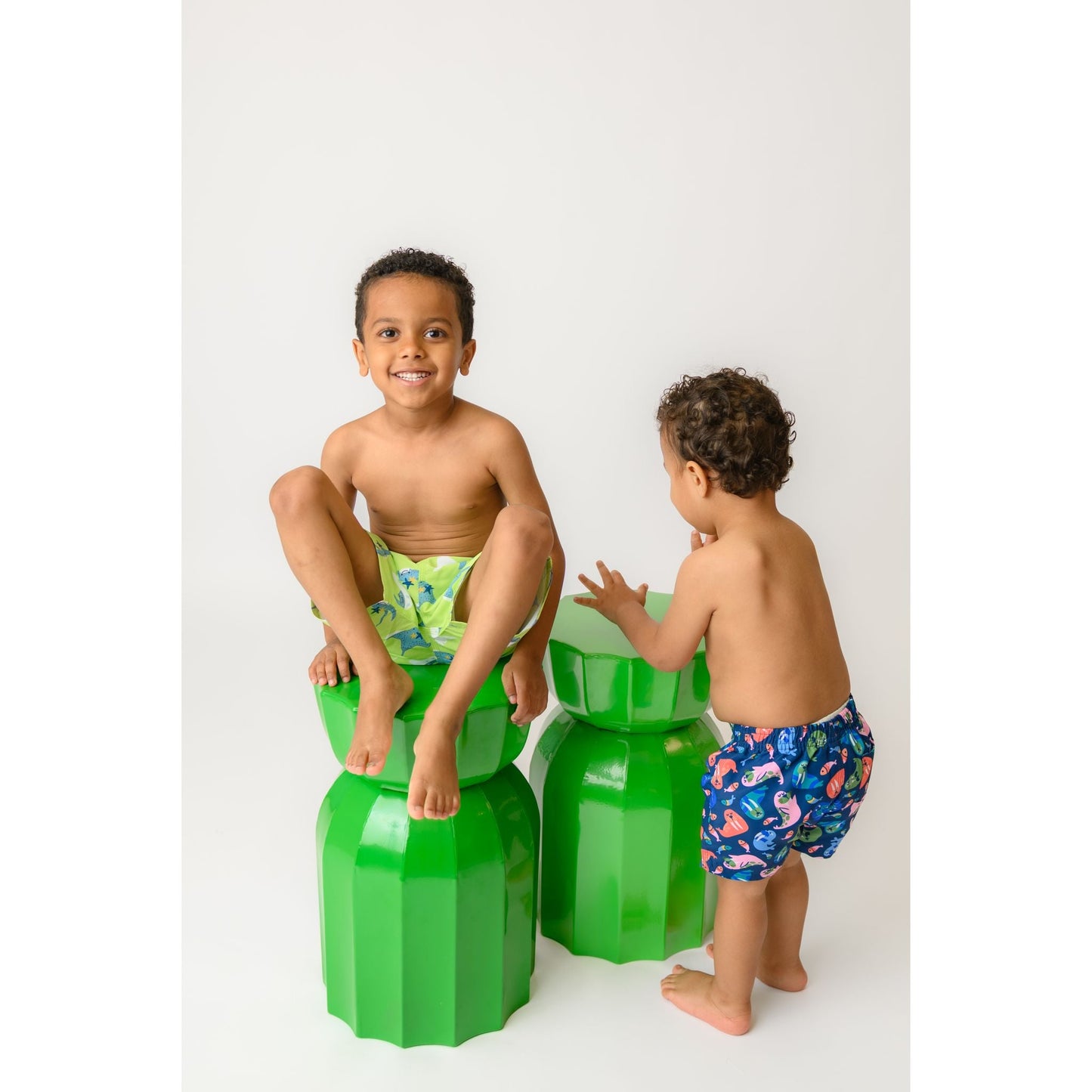 Boys Baby/Toddler Printed Swim Shorts - Sid the Stingray