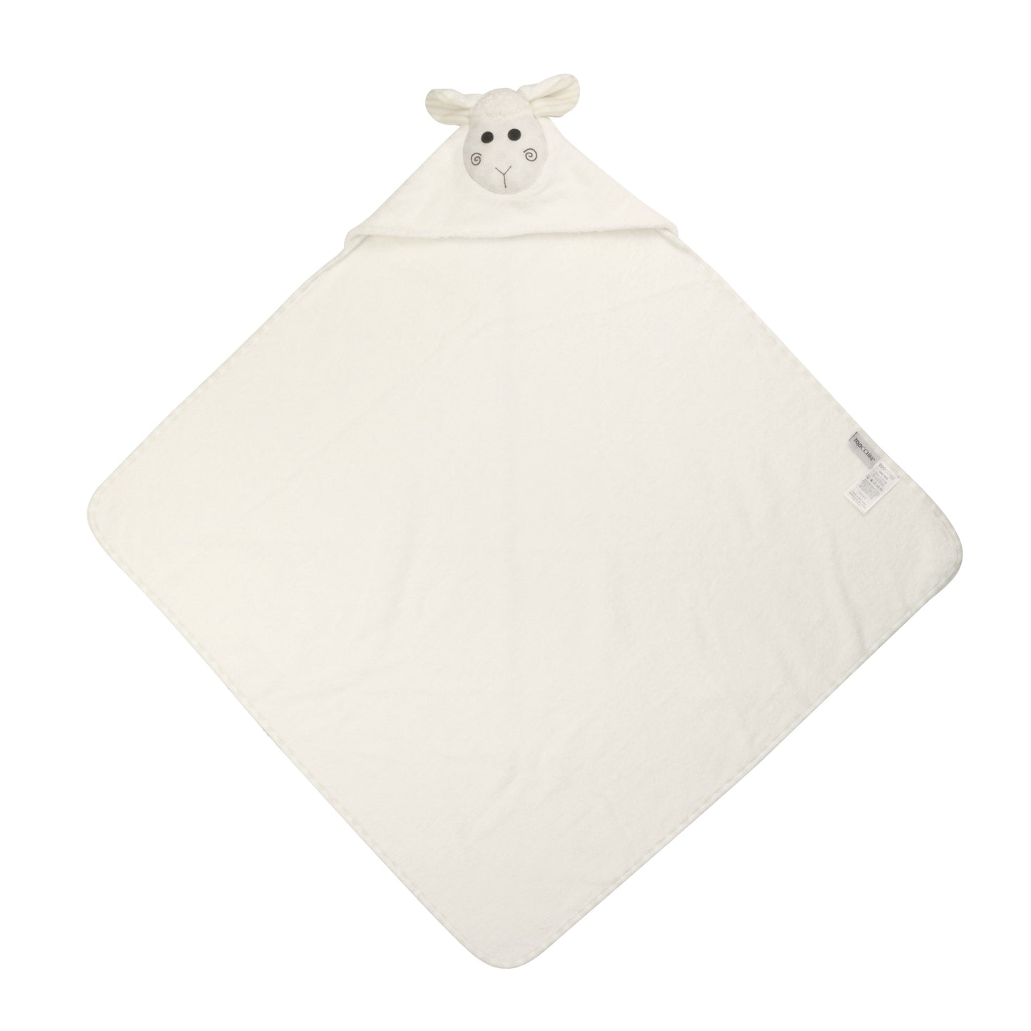 Baby Plush Terry Hooded Bath Towel - Lucky the Lamb **PRE-ORDER (Orders will ship in full early March '25)**