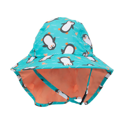 Baby/Toddler Cape Sunhat - Penguin