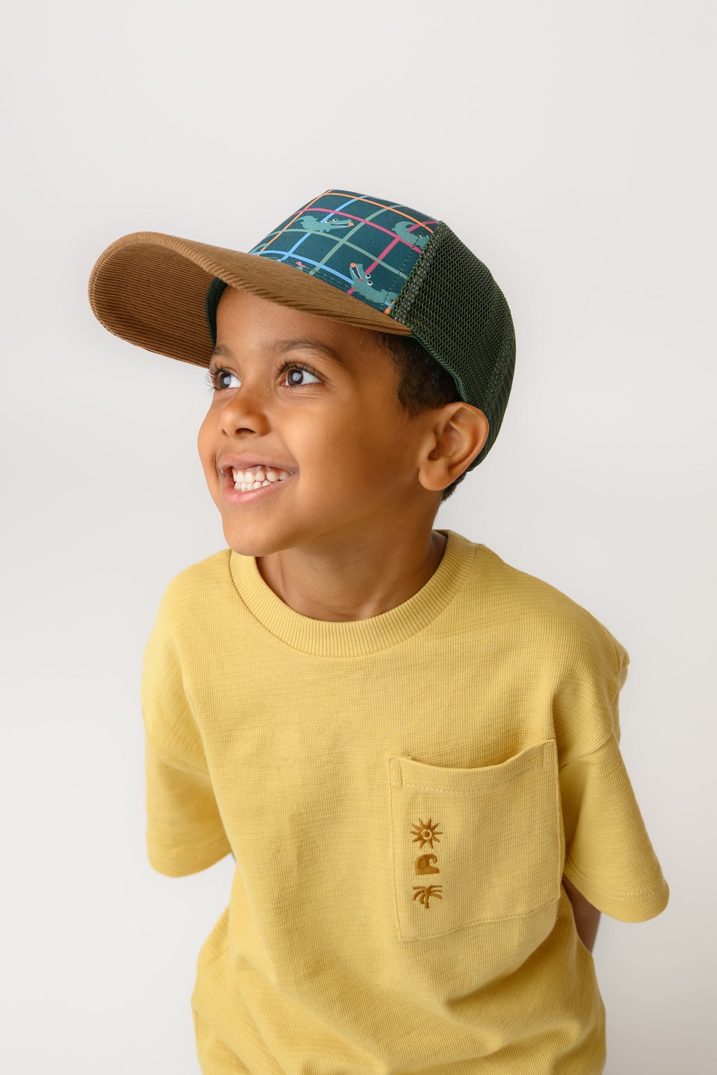 **2026 PRE-ORDER** ZOOxFJK Toddler/Kids Printed Ball Cap - Alligator