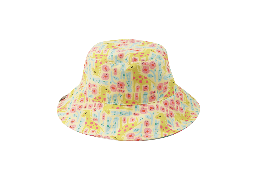 **2026 PRE-ORDER** ZOOxFJK Baby/Kids Reversible Patterned Sun Hat - Unicorn | Giraffe
