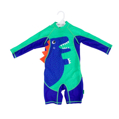 Baby/Toddler Rash Guard One Piece Swimsuit - Dino