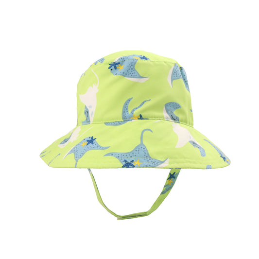 Baby/Toddler Printed Bucket Sun Hat - Sid the Stingray **PRE-ORDER (Orders will ship in full early March '25)**