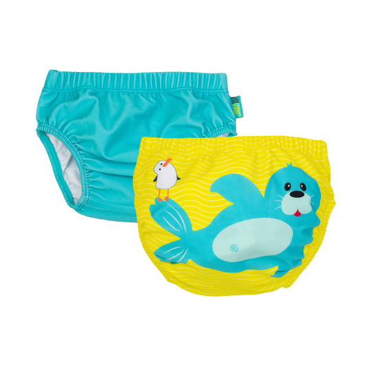Baby/Toddler Reuseable Swim Diaper Set (2 Pcs) - Sydney the Seal
