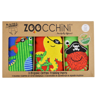 Toddler Organic Potty Training Pants (3-pk) - Pirate Pals