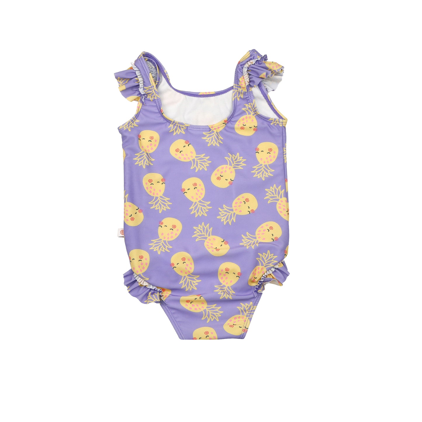 Baby Ruffled One Piece Swimsuit - Pineapple