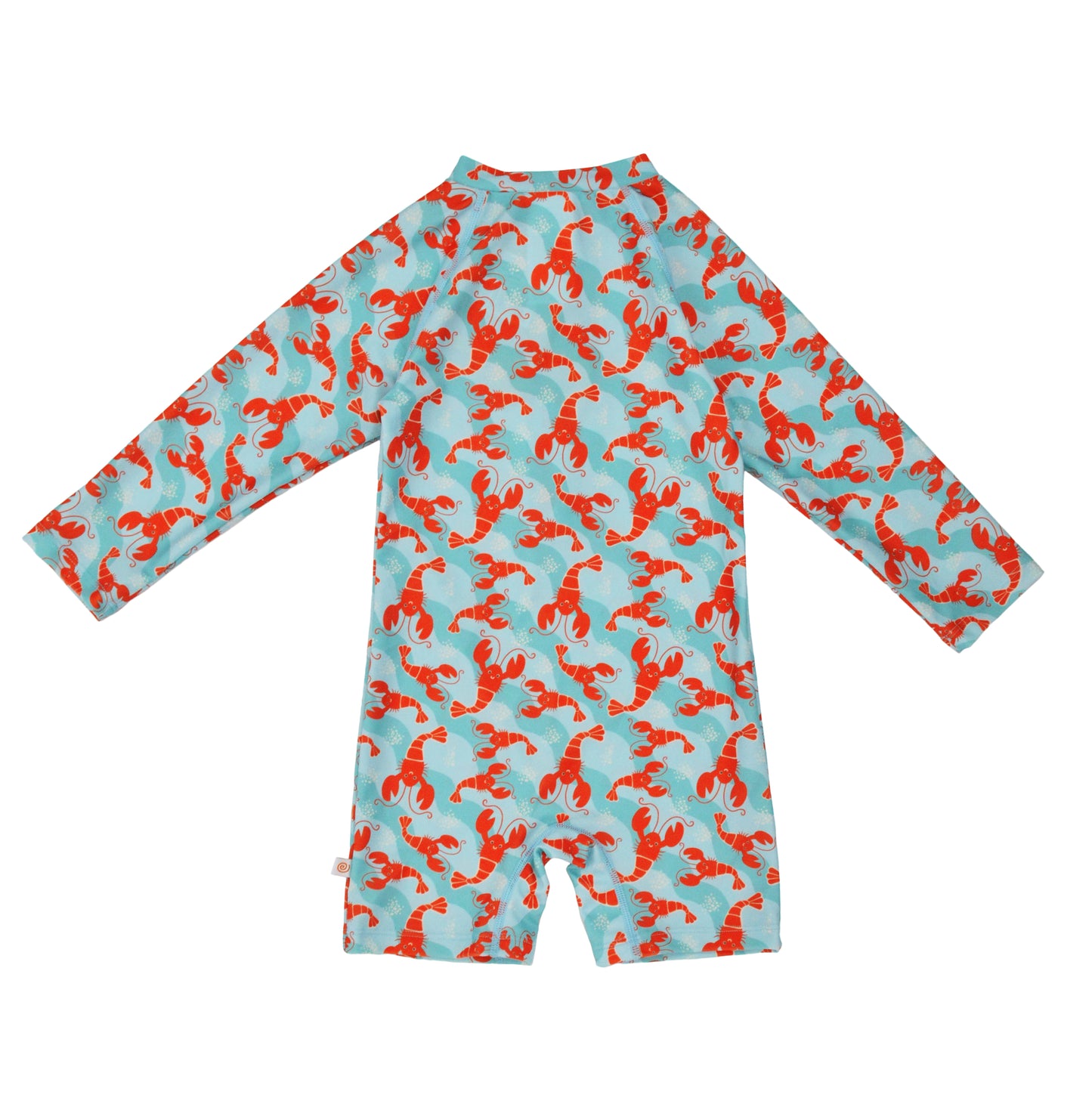 Baby/Toddler Rash Guard One Piece Printed Swimsuit - Logan the Lobster