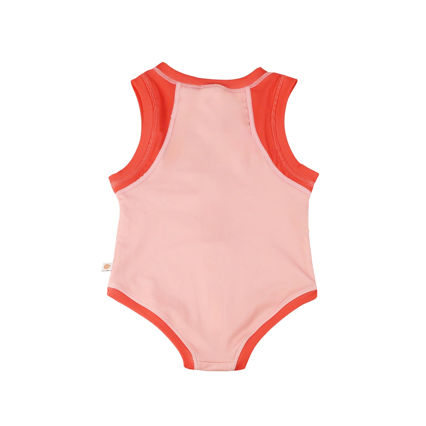 **2026 PRE-ORDER** Girls Baby/Toddler Sleeveless One Piece Solid Swimsuit - Strawberry
