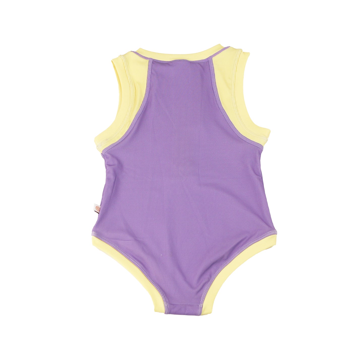 **2026 PRE-ORDER** Girls Baby/Toddler Sleeveless One Piece Solid Swimsuit - Pineapple