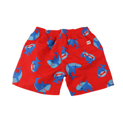 **2026 PRE-ORDER** Boys Baby/Toddler Printed Swim Shorts - Sherman the Shark