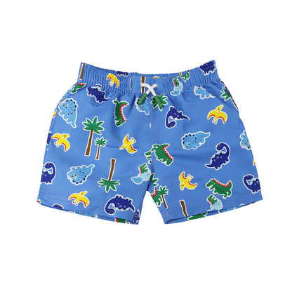 **2026 PRE-ORDER** Boys Baby/Toddler Printed Swim Shorts - Devin the Dino & Friends