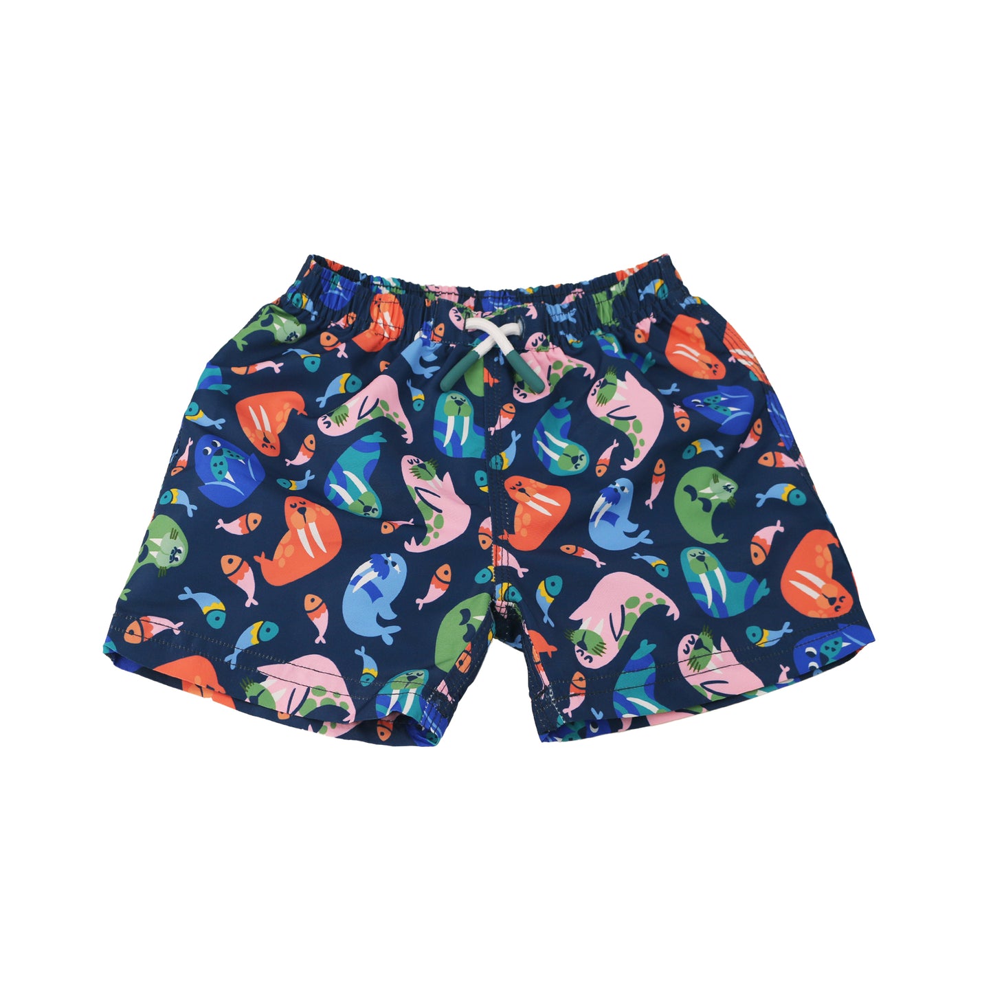 **2026 PRE-ORDER** Boys Baby/Toddler Printed Swim Shorts - Wally the Walrus