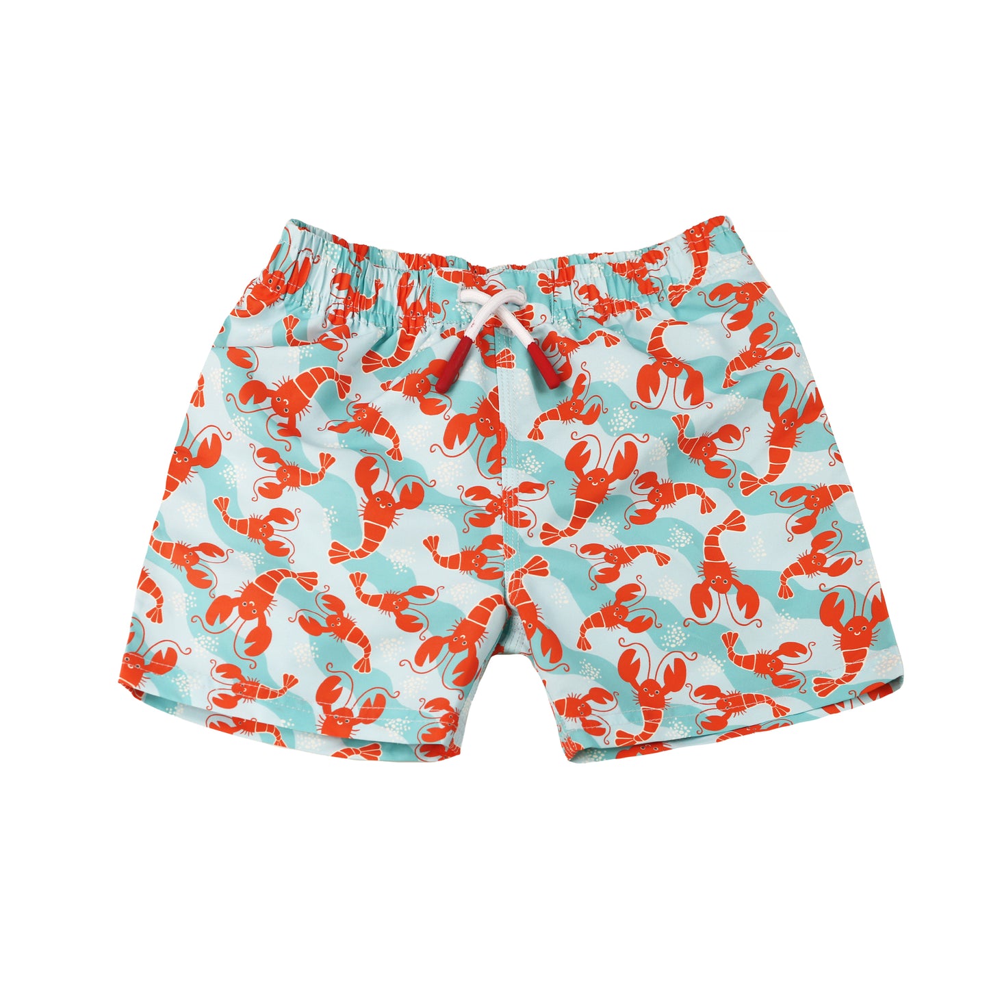 **2026 PRE-ORDER** Boys Baby/Toddler Printed Swim Shorts - Logan the Lobster