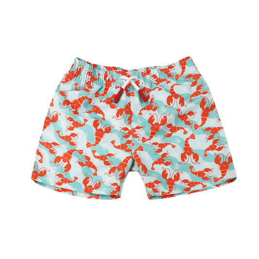 **2026 PRE-ORDER** Boys Baby/Toddler Printed Swim Shorts - Logan the Lobster