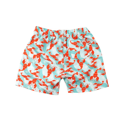 **2026 PRE-ORDER** Boys Baby/Toddler Printed Swim Shorts - Logan the Lobster