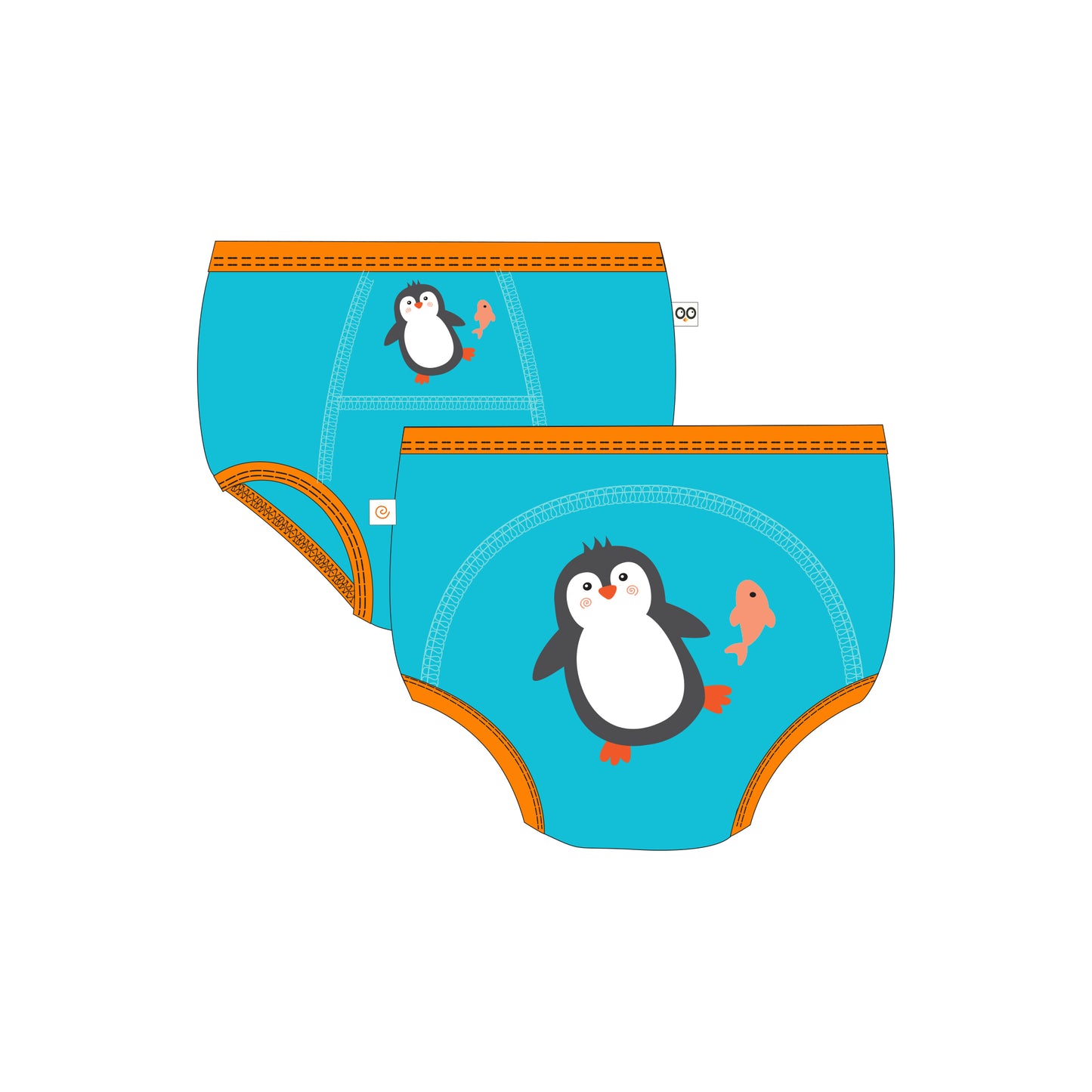 **2026 PRE-ORDER** Toddler Organic Potty Training Pants (3-pk) - Sea Crew