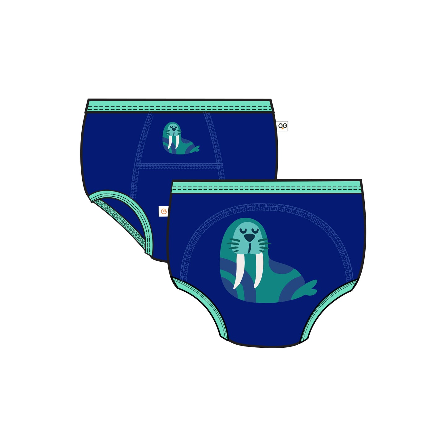 **2026 PRE-ORDER** Toddler Organic Potty Training Pants (3-pk) - Sea Crew