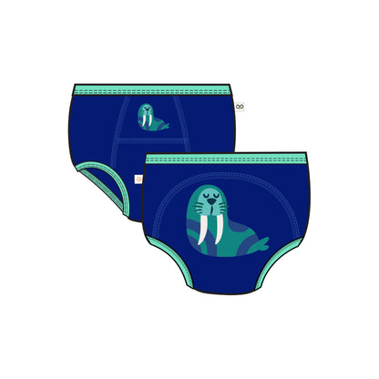 **2026 PRE-ORDER** Toddler Organic Potty Training Pants (3-pk) - Sea Crew