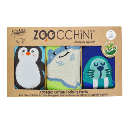 Toddler Organic Potty Training Pants (3-pk) - Sea Crew