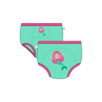 **2026 PRE-ORDER** Toddler Organic Potty Training Pants (3-pk) - Mermaids