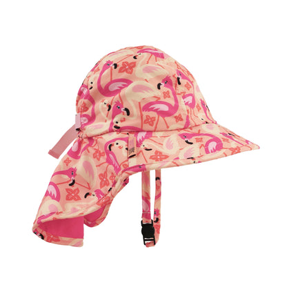 **2026 PRE-ORDER** Baby/Toddler Cape Sunhat - Franny the Flamingo
