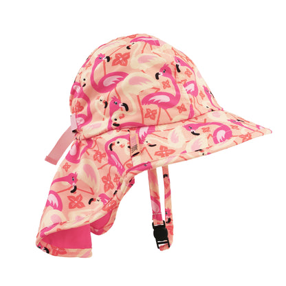 **2026 PRE-ORDER** Baby/Toddler Cape Sunhat - Franny the Flamingo
