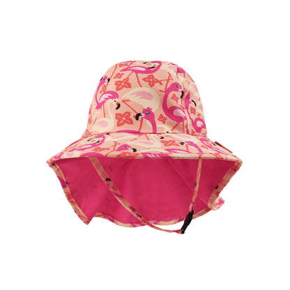 **2026 PRE-ORDER** Baby/Toddler Cape Sunhat - Franny the Flamingo