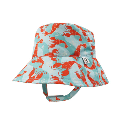 **2026 PRE-ORDER** Baby/Toddler Printed Bucket Sun Hat - Logan the Lobster