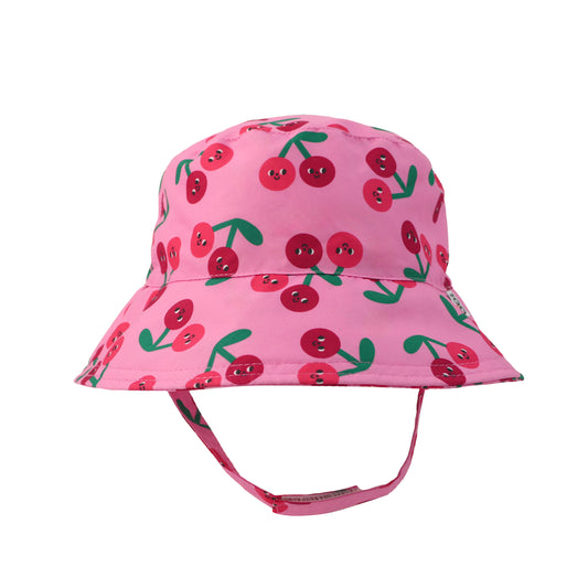 **2026 PRE-ORDER** Baby/Toddler Printed Bucket Sun Hat - Cherry