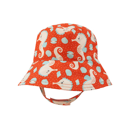 **2026 PRE-ORDER** Baby/Toddler Printed Bucket Sun Hat - Sally the Seahorse