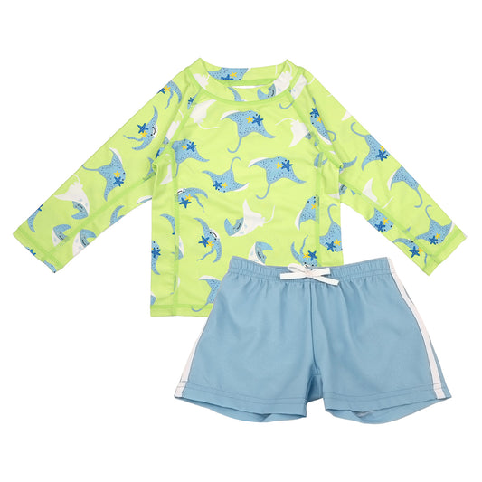 Baby/Toddler Boys Swim Top & Swim Shorts Set - Sid the Stingray