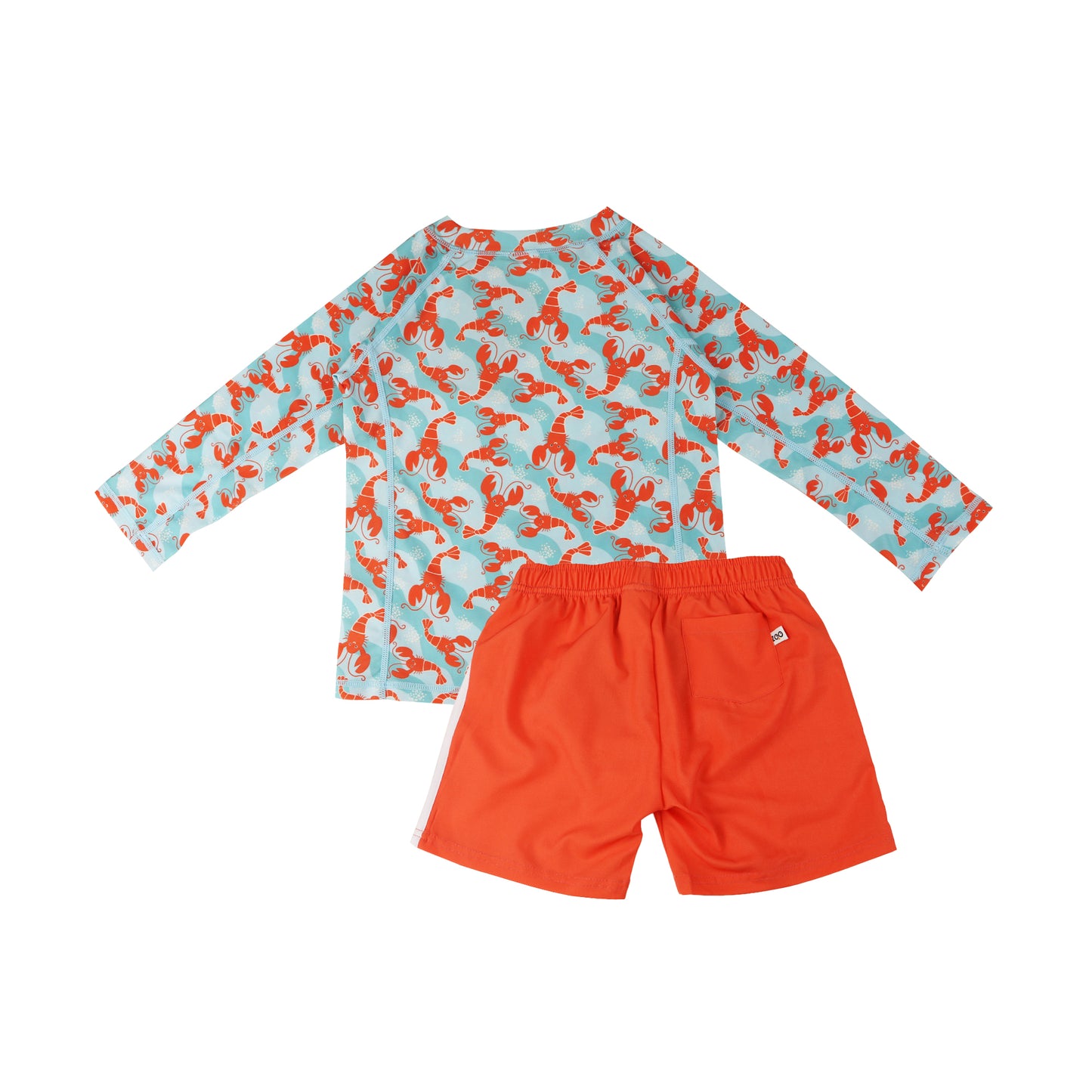 **2026 PRE-ORDER** Baby/Toddler Boys Swim Top & Swim Shorts Set - Logan the Lobster
