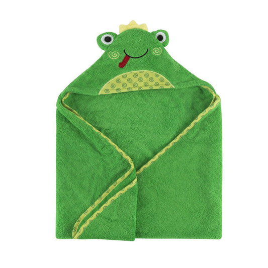 ZOOCCHINI Baby Snow Terry Hooded Bath Towel - Flippy the Frog-2